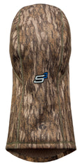 ScentBlocker Shield Series S3 headcover worn on hunter, full-face coverage for concealment and comfort