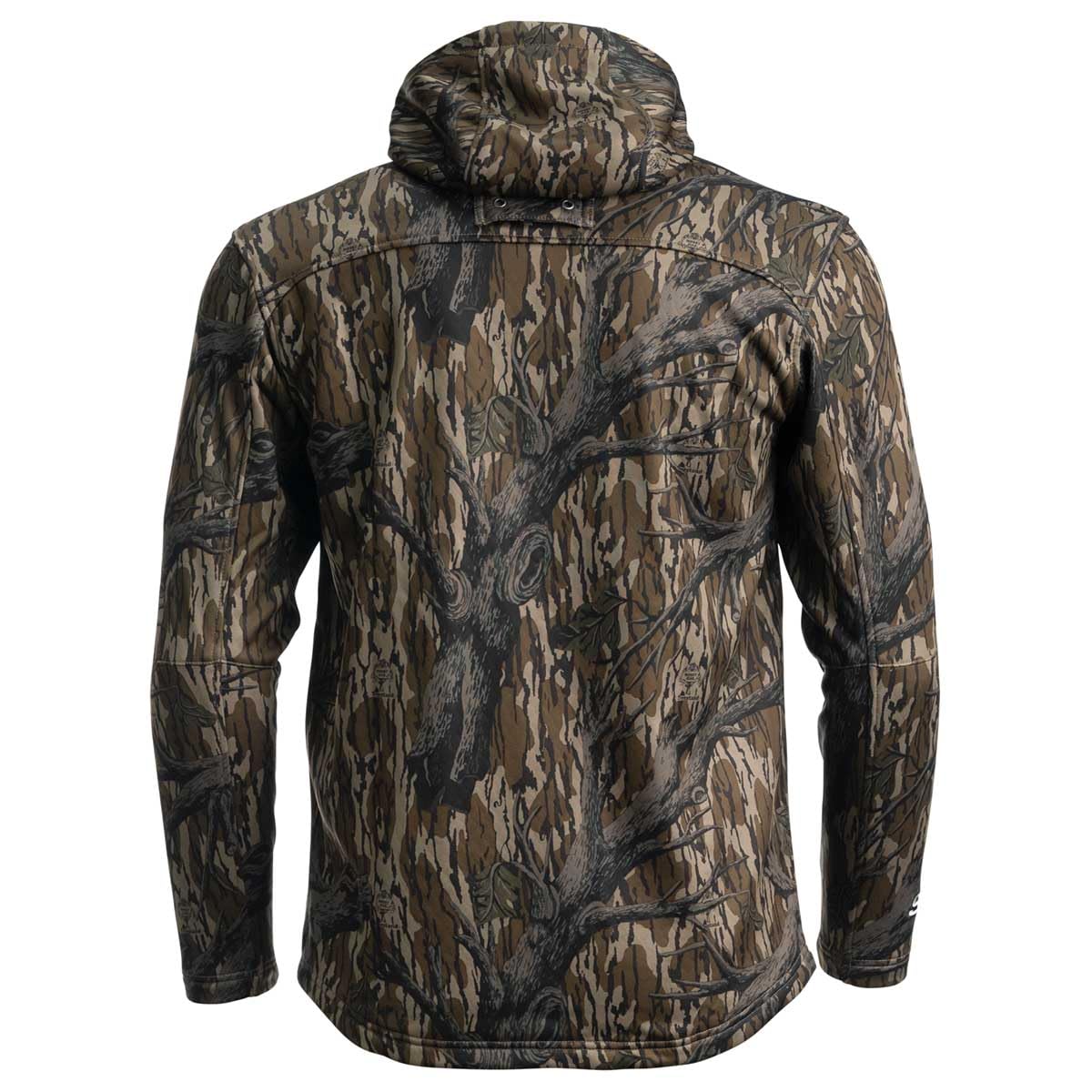 SCENTBLOCKER Shield Series Silentec Jacket back view highlights durable materials for outdoor use