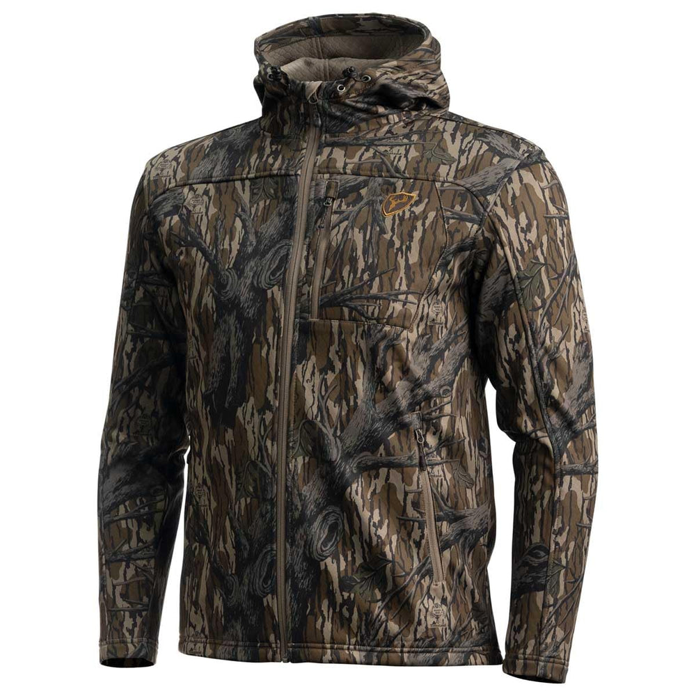 SCENTBLOCKER Shield Series Silentec Jacket zipper detail emphasizes smooth operation in cold conditions