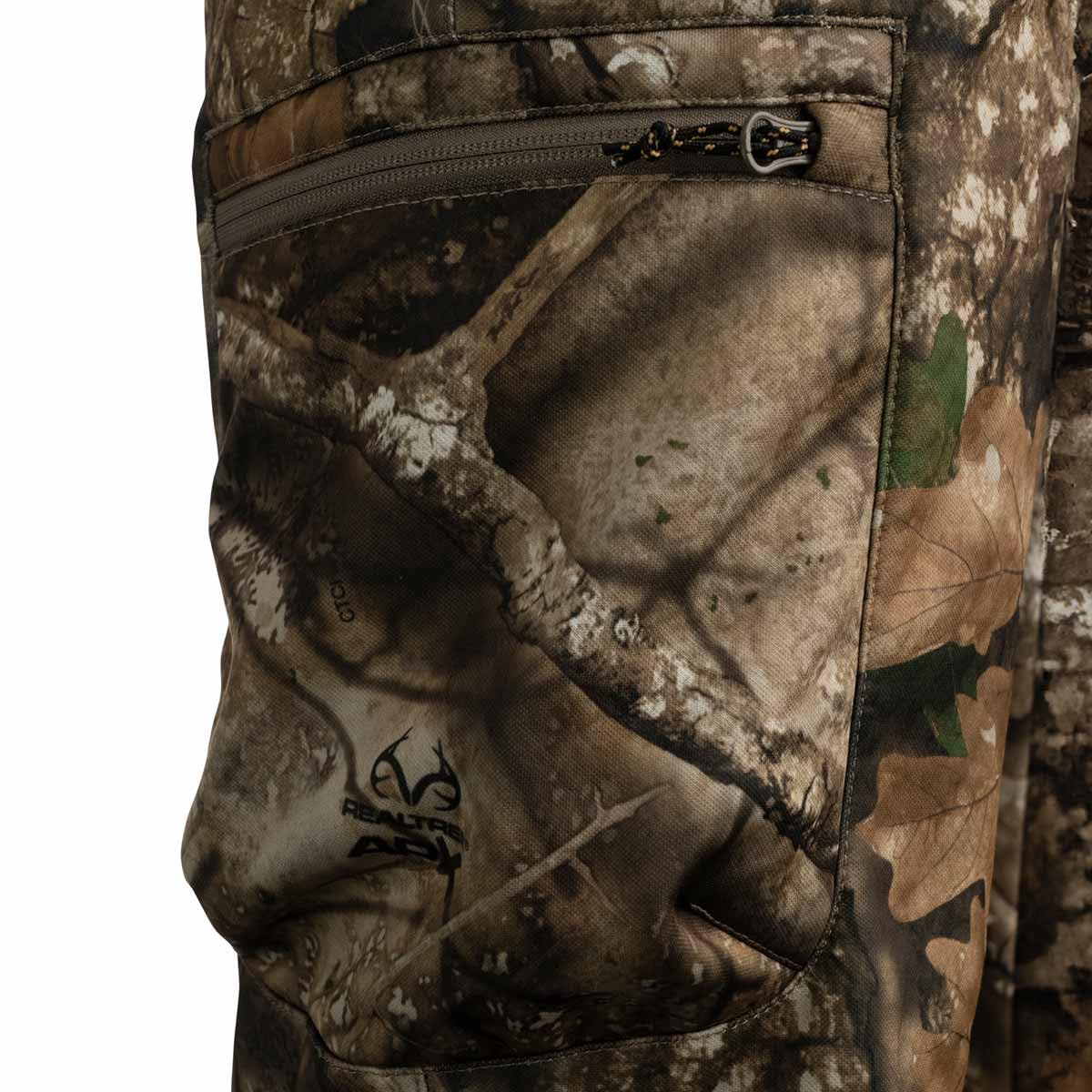 SCENTBLOCKER Shield Series Silentec pants fabric texture shot conveys quiet, durable fleece