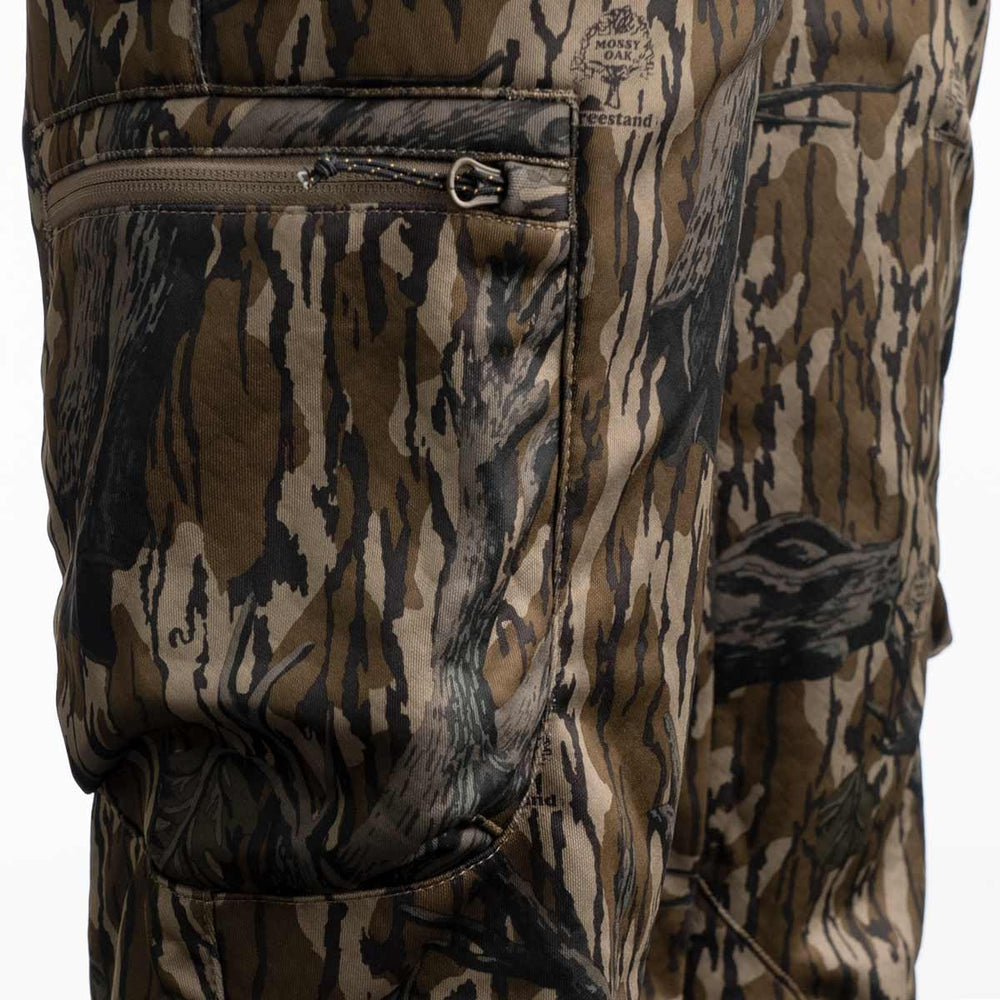 SCENTBLOCKER Shield Series pants waist-closure close-up demonstrates secure, customizable fit.