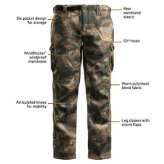 SCENTBLOCKER Wooltex Pro Pants six-pocket layout enables convenient gear access