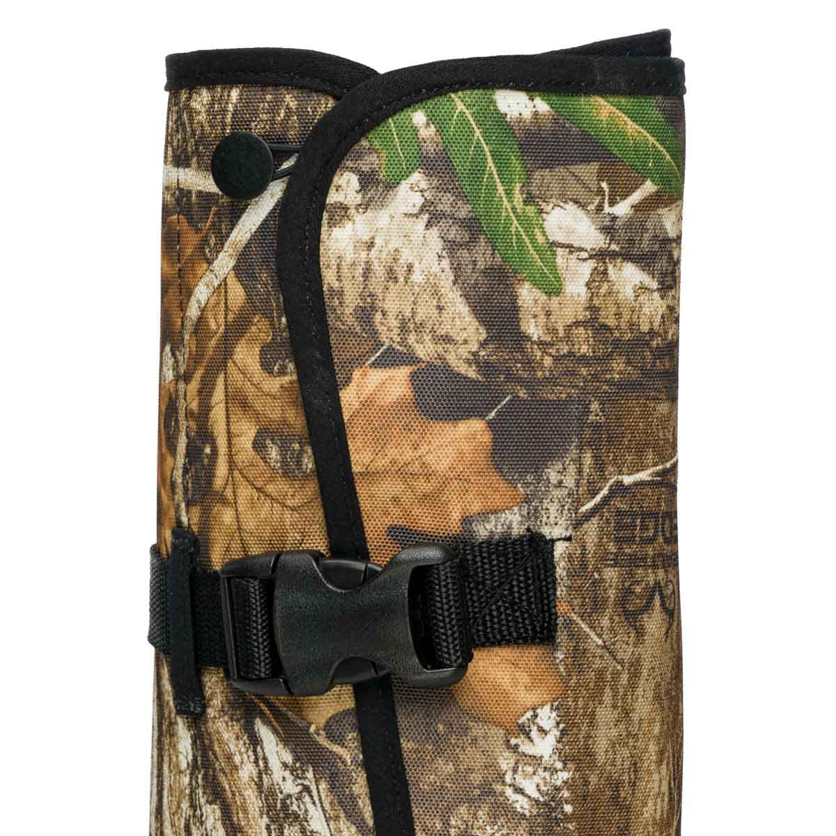 SCENTBLOCKER gaiter stirrup detail shows secure fit against snakes.