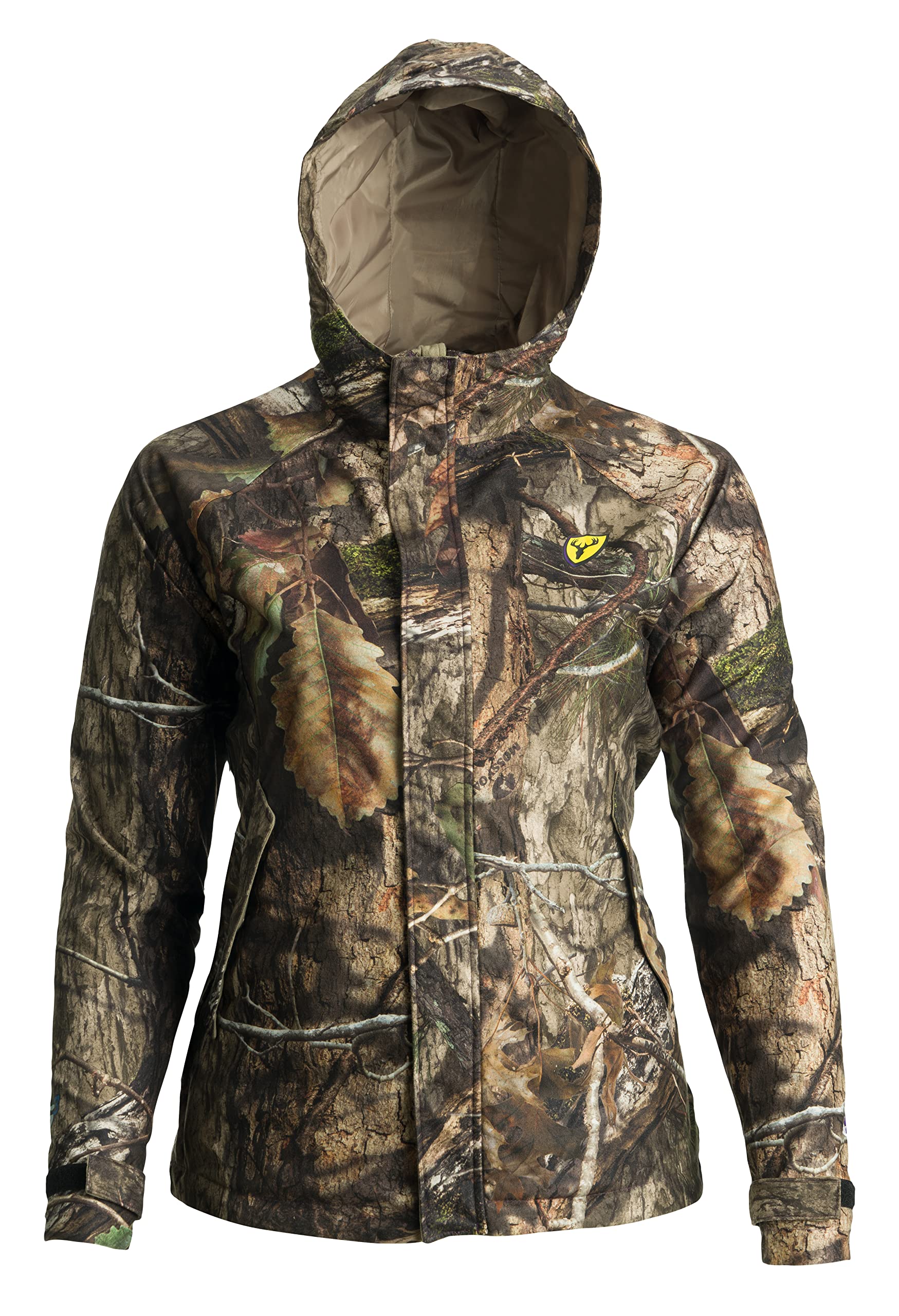 SCENTBLOCKER Sola Drencher full-zip with storm flap for easy layering.