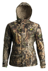 SCENTBLOCKER Sola Drencher full-zip with storm flap for easy layering.