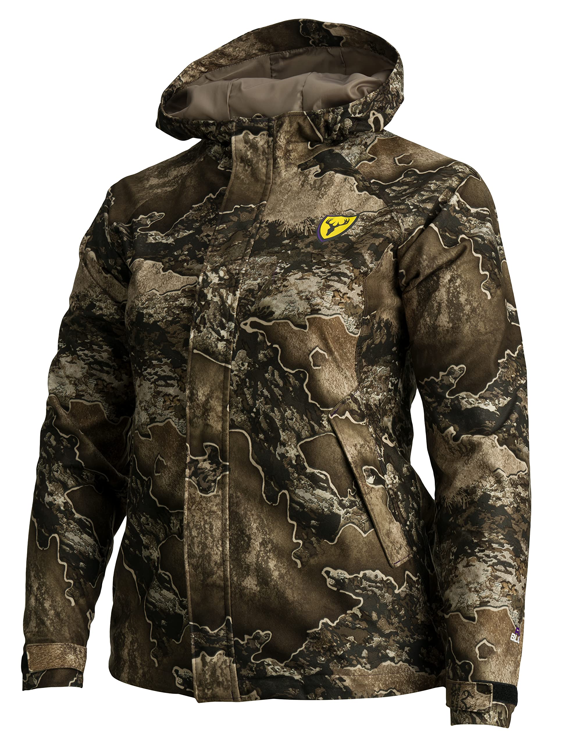 SCENTBLOCKER Sola Drencher shows adjustable 3-piece hood for a custom fit.
