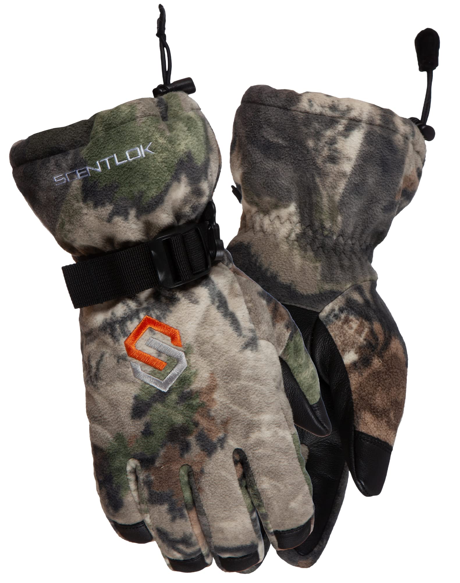 ScentLok BE:1 Fortress insulated gloves—front view showing warm, scent-blocking protection.