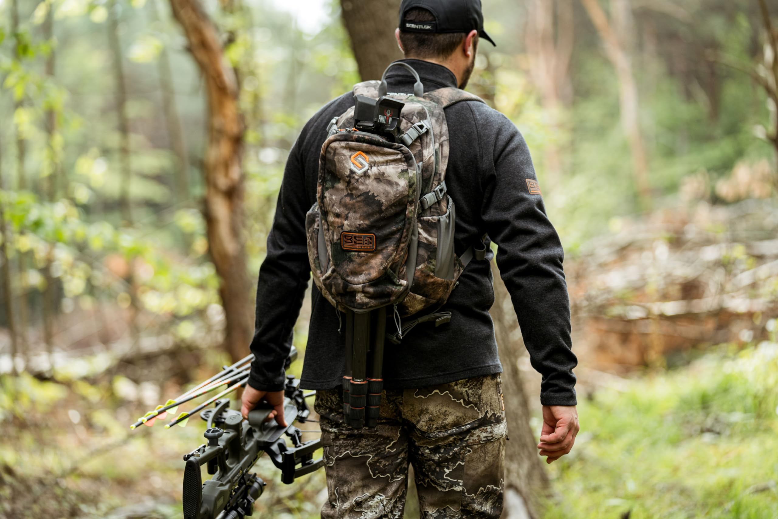 ScentLok BE:1 Grinder Lite Realtree Excape camo aids concealment in woodland