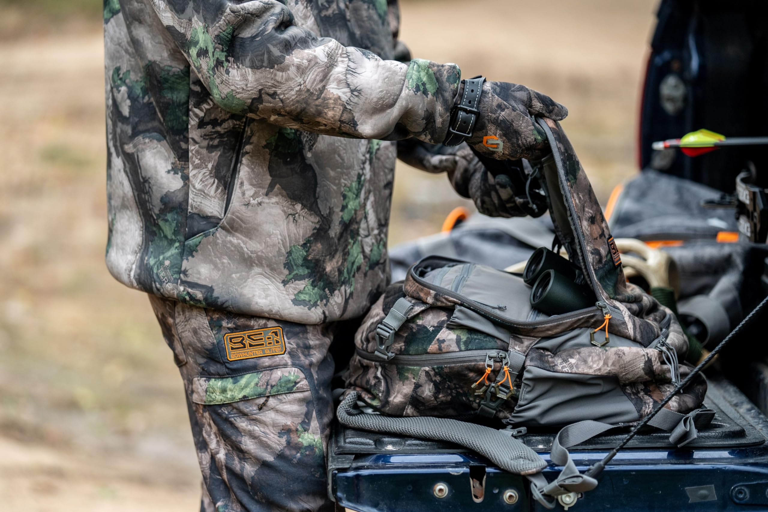 ScentLok BE:1 Grinder Lite removable waist belt for versatile carry