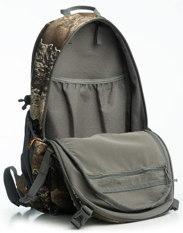 ScentLok BE:1 Grinder Lite six internal pockets keep gear organized