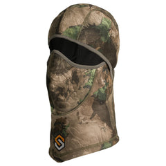 ScentLok BE:1 headcover with large eye opening enhances visibility during hunts.
