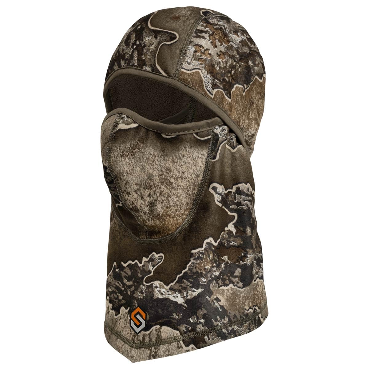 ScentLok headcover with built-in-cap offers versatile warmth in variable outdoor conditions.