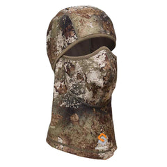 ScentLok midweight headcover closeup in True Timber Strata camo for scent control.