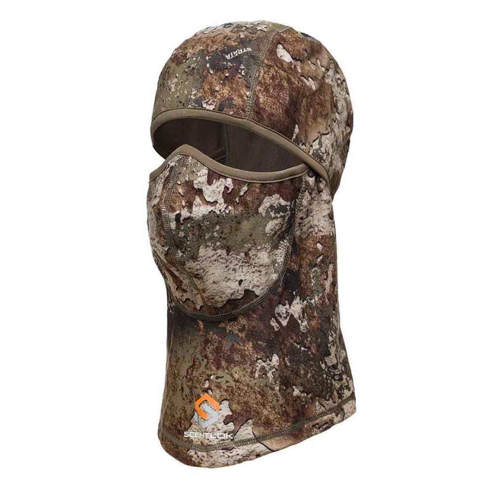 ScentLok midweight headcover eye-opening design for unobstructed vision in low light.