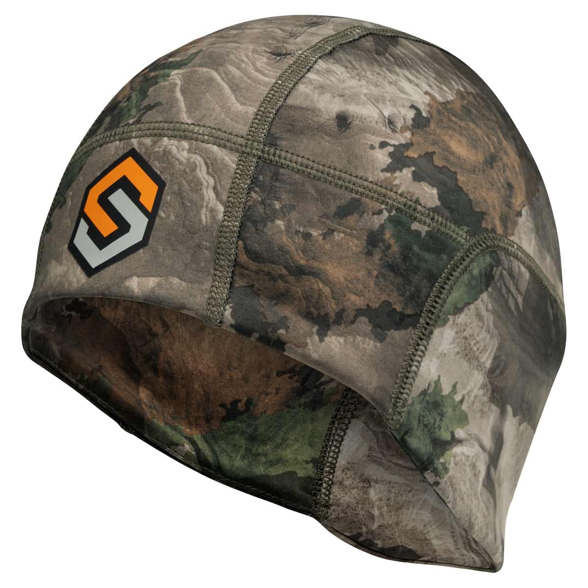ScentLok Midweight Skull Cap in Mossy Oak Terra Outland offers camouflage warmth for cold hunts.