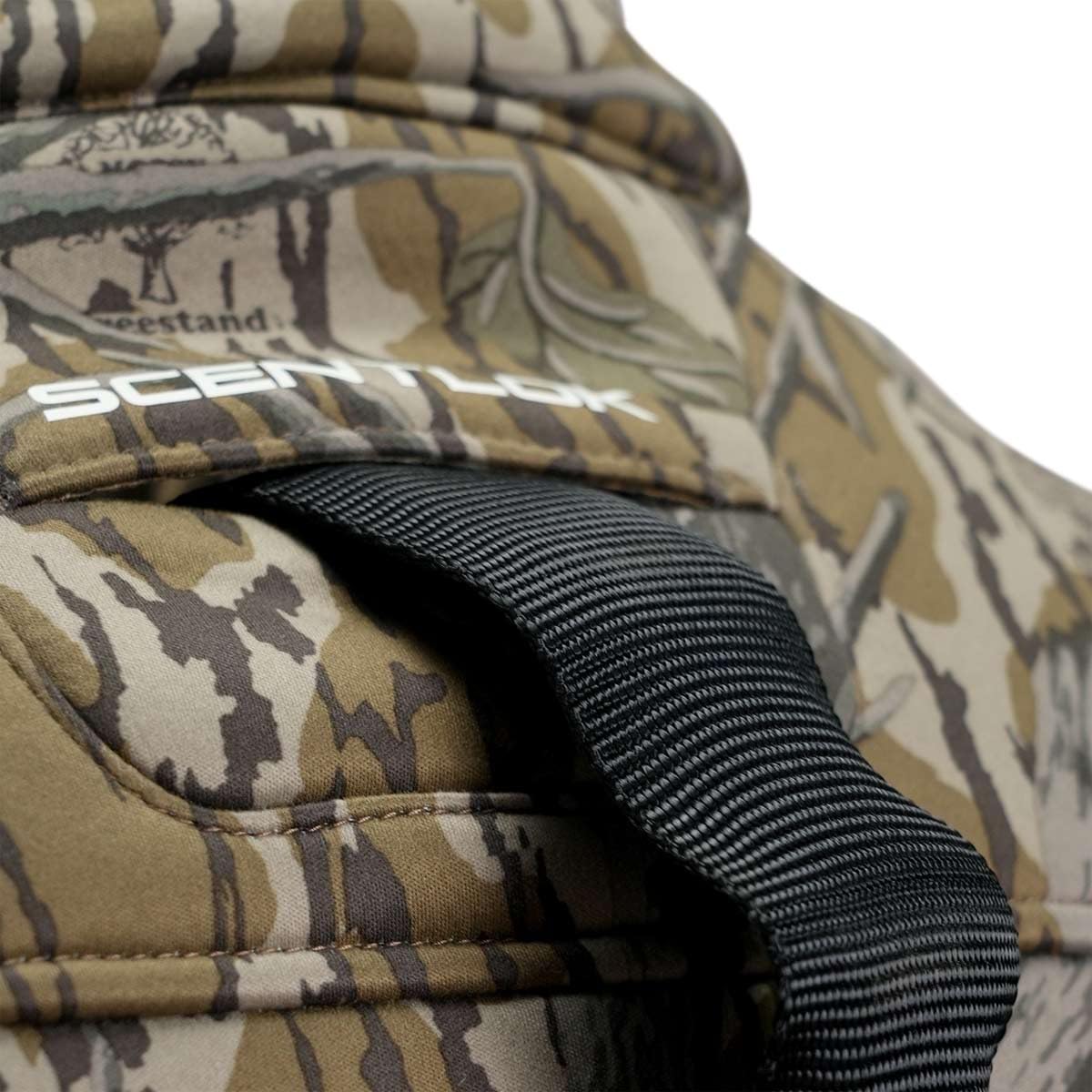 ScentLok Ridge Mossy Oak Original Treestand camouflage blends into woodland environments.