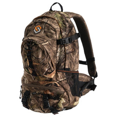 ScentLok Rogue Backpack hydration pocket and hose slot for field hydration
