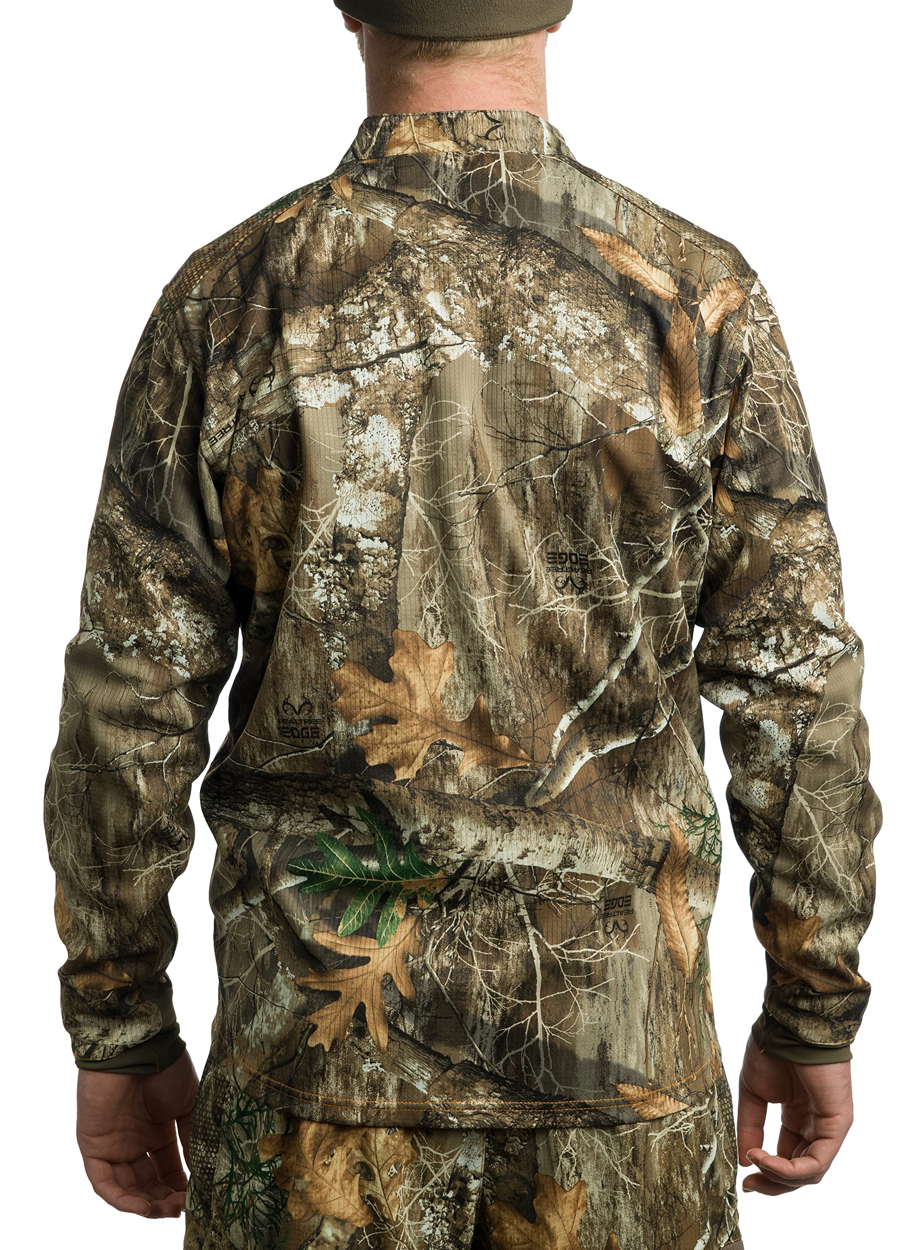 ScentLok Savanna Aero Crosshair jacket back view highlighting mobility-friendly fit