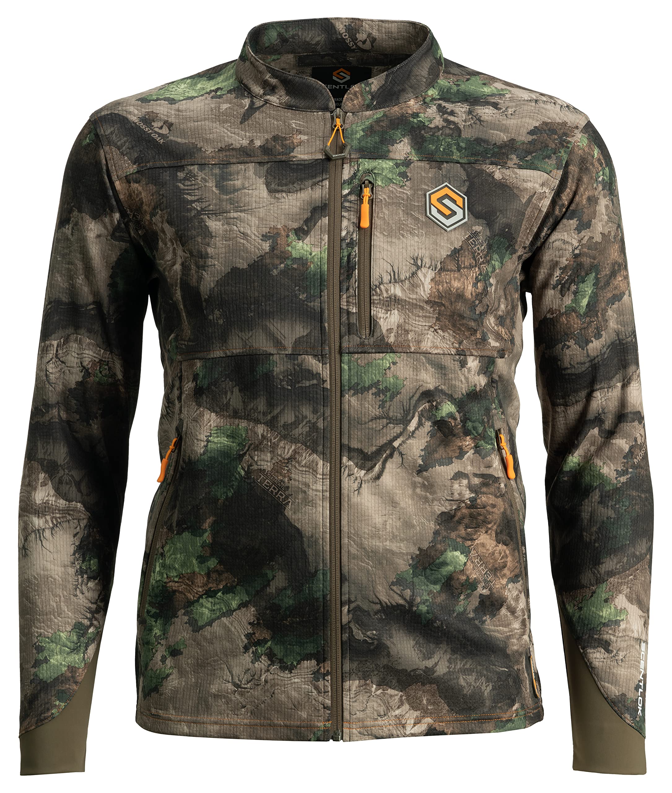 ScentLok Savanna Aero Crosshair Jacket back view emphasizes low-profile camouflage in open terrain