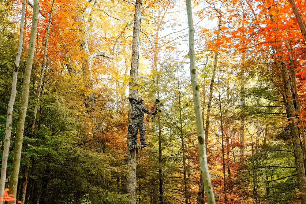 ScentLok Savanna Aero Crosshair jacket back view highlighting streamlined mobility in the field.