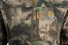 ScentLok Savanna Aero Crosshair Jacket camo pattern detail for better concealment in brush