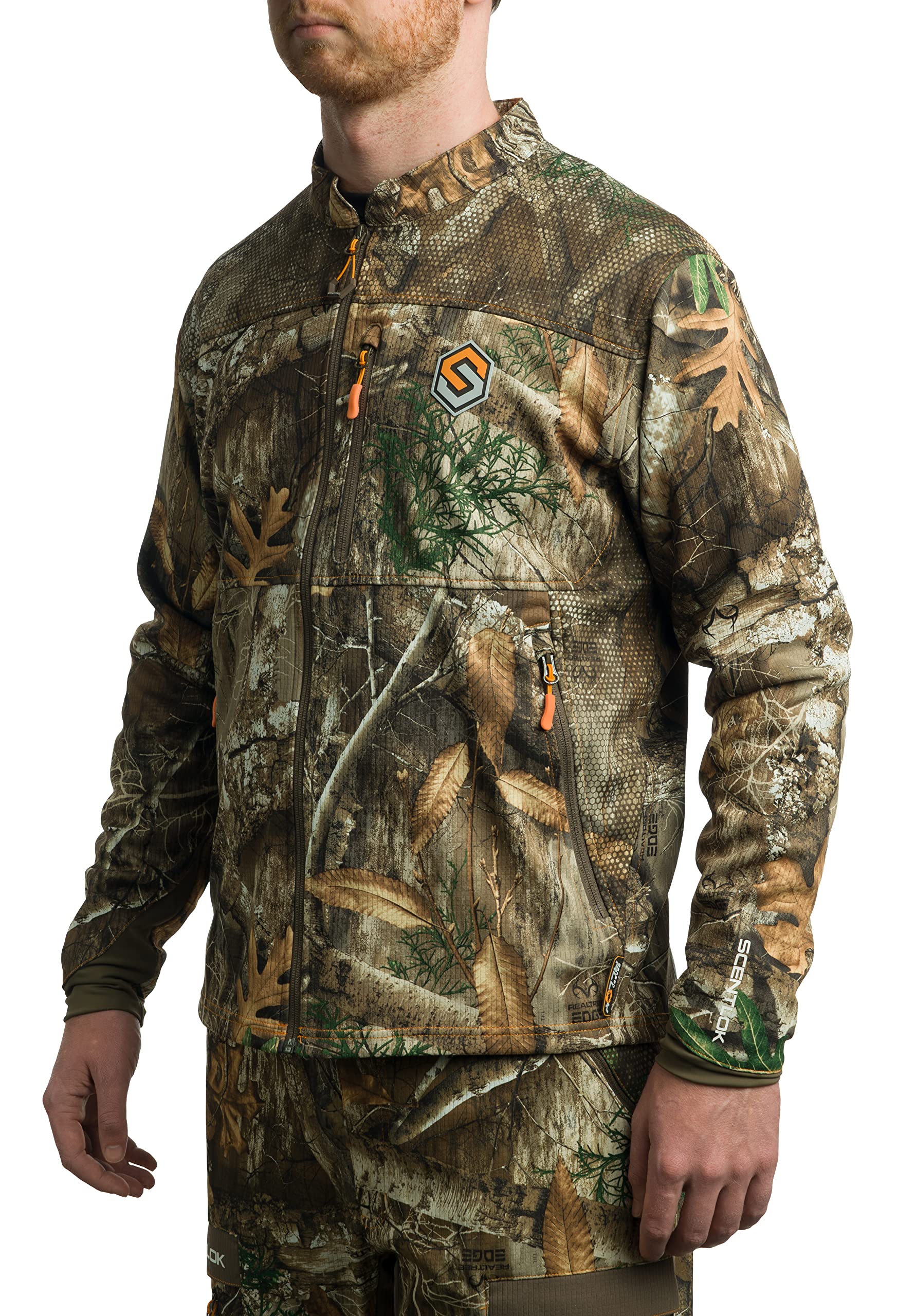 ScentLok Savanna Aero Crosshair carbon-alloy close-up reveals odor-adsorbing fabric technology