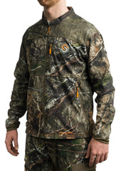 ScentLok Savanna Aero Crosshair jacket fabric close-up illustrating breathable moisture-wicking texture.