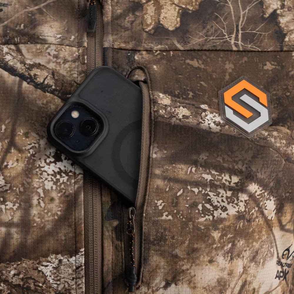 ScentLok Savanna Aero Fuse jacket side pockets for easy access