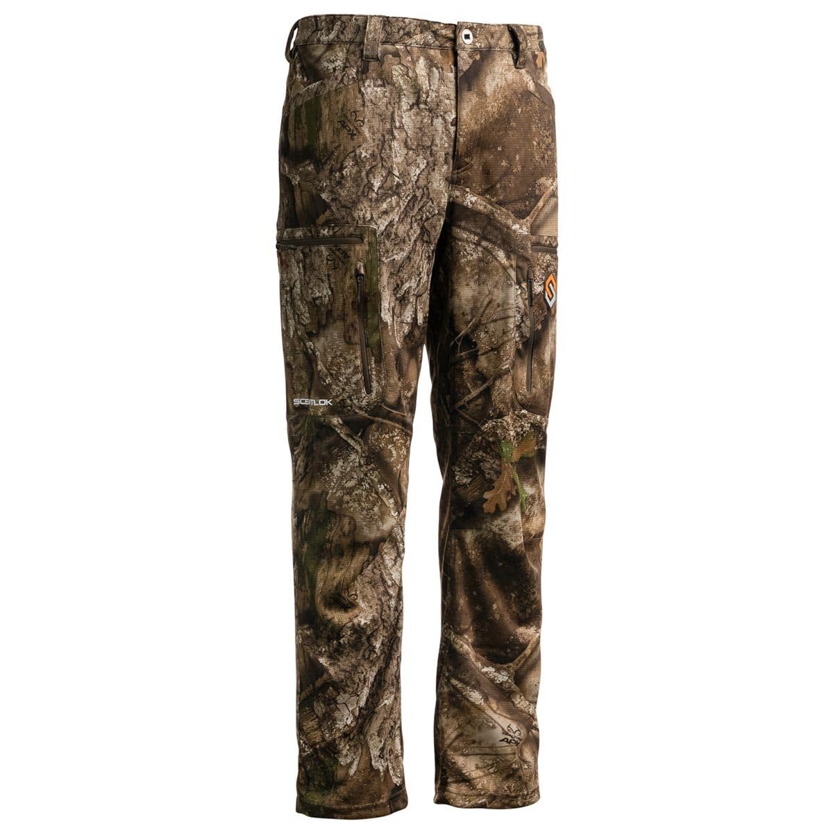 ScentLok Savanna Aero Fuse waistband and inseam detail for sizing flexibility.