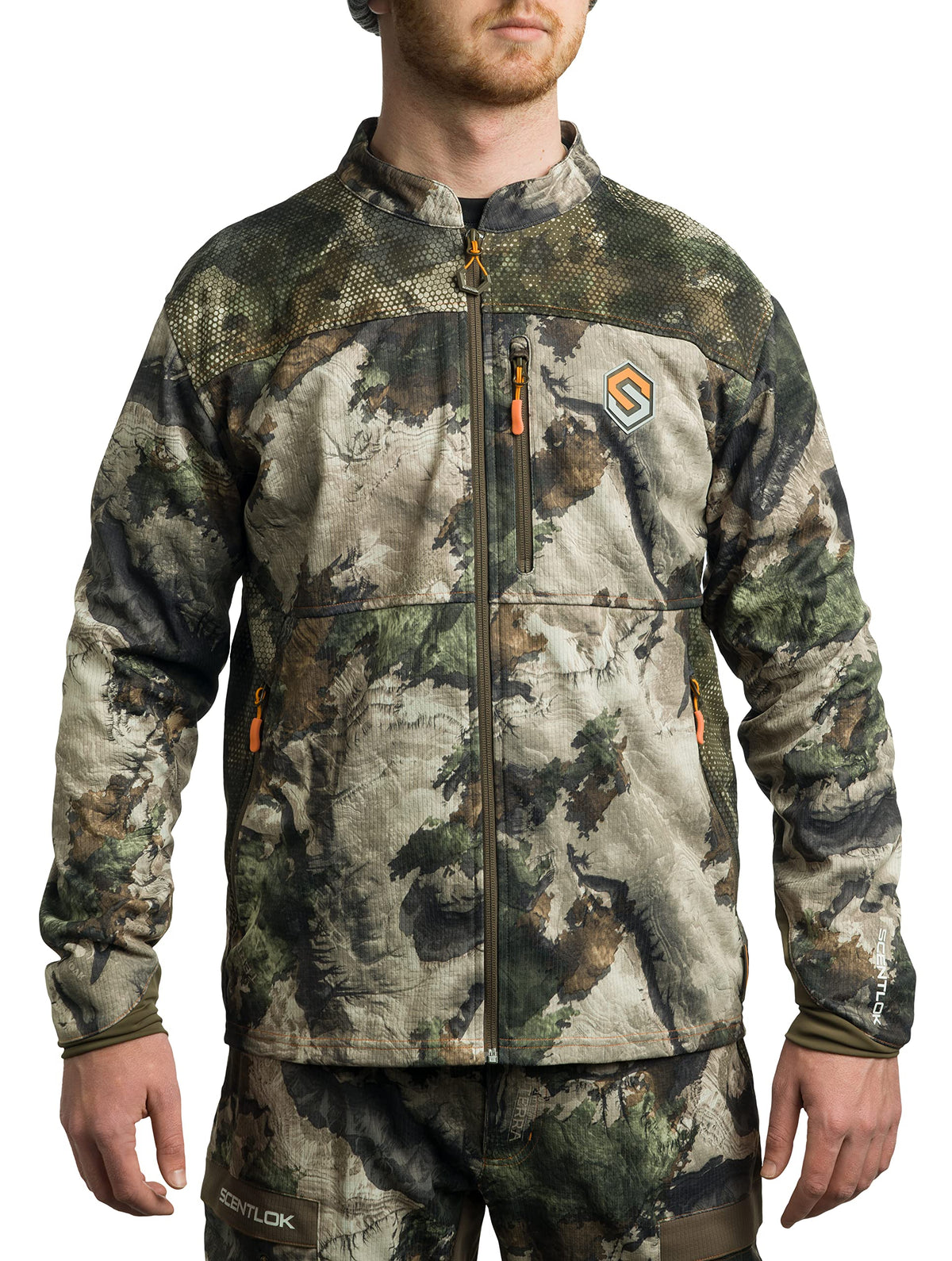 ScentLok Savanna Aero jacket front view emphasizes stealth-ready design for warm-weather hunts