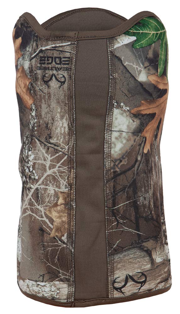 ScentLok Savanna gaiter material weave close-up showing moisture-wicking fabric.