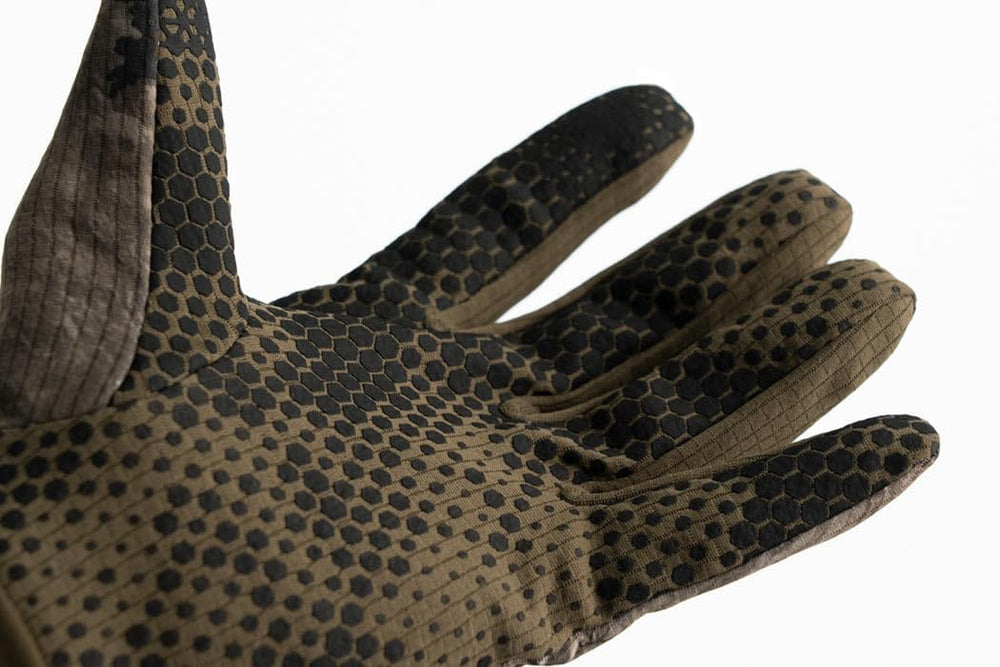 ScentLok Savanna glove moisture-wicking fabric in action for cooling comfort.