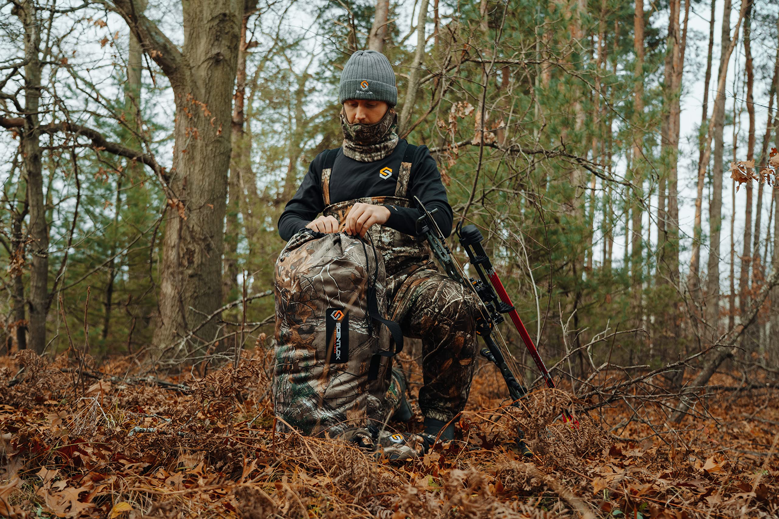ScentLok Stuff Sack Duffel with 1.5-inch grab straps for heavy loads.