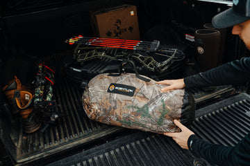 Realtree AP camo pattern aids concealment while packing gear.