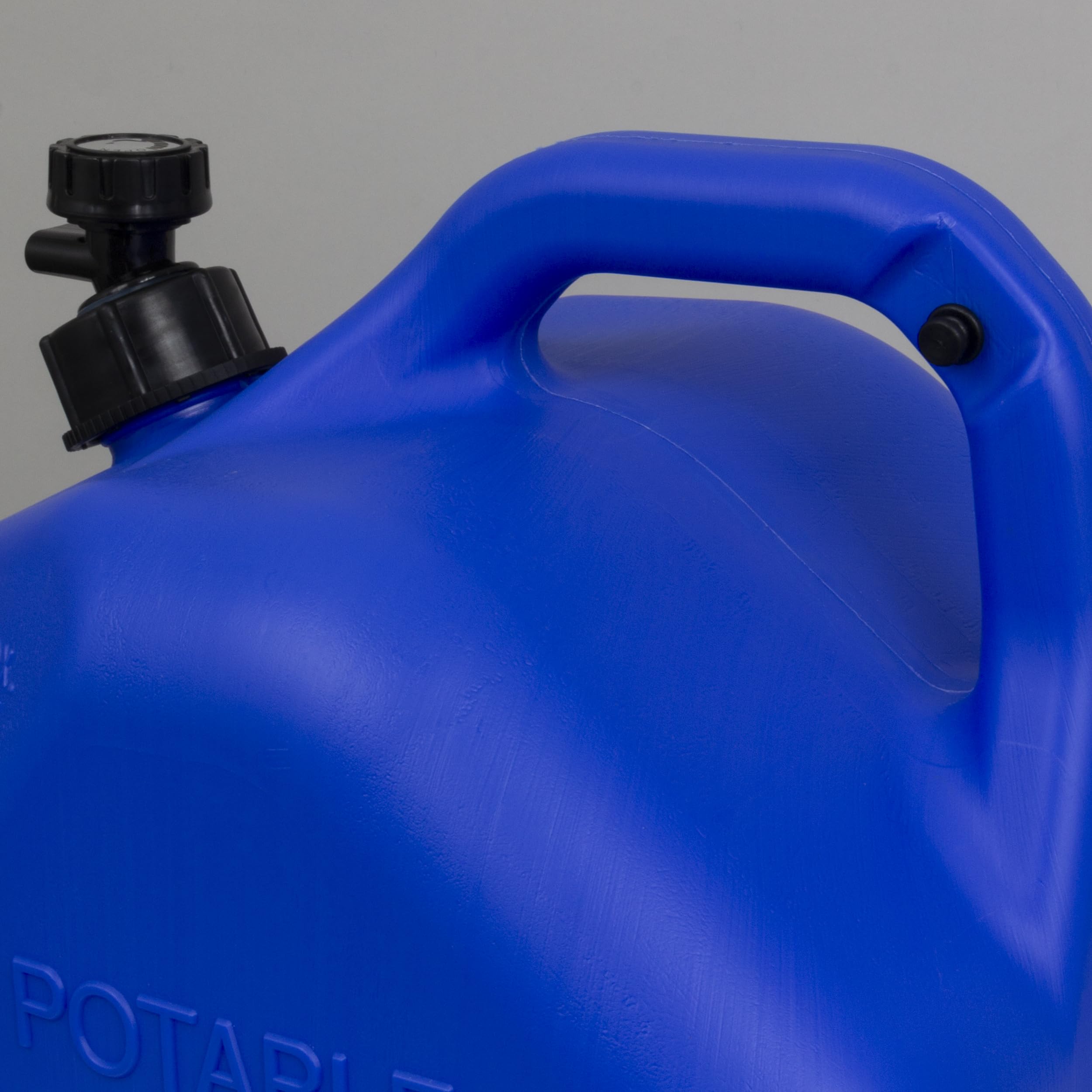 Scepter Flow Control 5-Gallon water jug demonstrates rugged durability for rugged adventures.