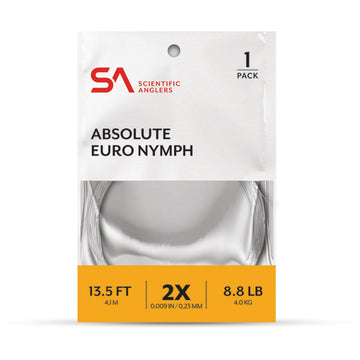 Spool and components of Scientifc Anglers Euro Nymph Kit Sky Blue