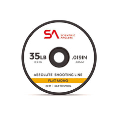 Scientific Anglers Absolute Flat Mono 25lb shooting line for reduced twist and easy tracking