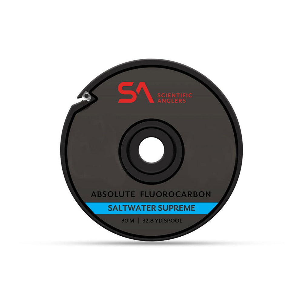 Scientific Anglers Absolute Fluorocarbon Supreme tippet spool shows strength and smooth drag-free performance