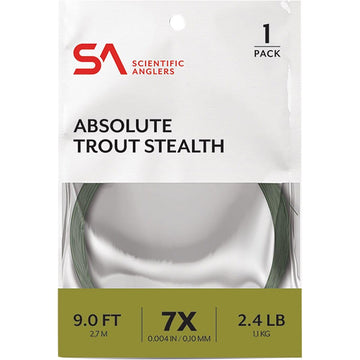 Scientific Anglers Absolute Trout Stealth Leaders demonstrate stealthy presentation for trout fishing