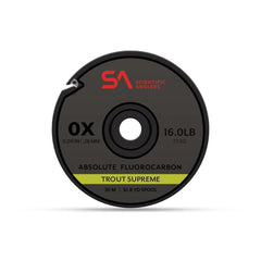 Scientific Anglers Absolute Trout Supreme Tippet on spool for stealthy presentations and strong knots.