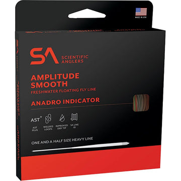 Scientific Anglers Amplitude Smooth Anadro Stillwater Indicator Fly Line with high-visibility bands for precise tracking