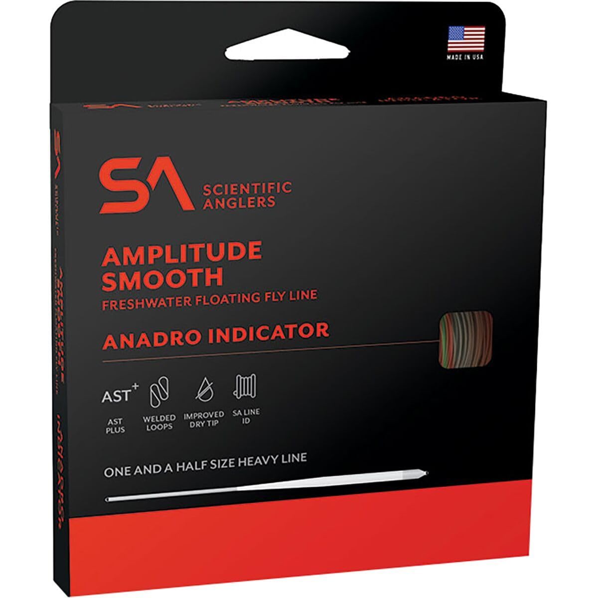 Scientific Anglers Amplitude Smooth Anadro Stillwater Indicator Fly Line with high-visibility bands for precise tracking