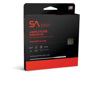 Scientific Anglers Amplitude Smooth Grand Slam 8wt line with color segments aids quick identification on the water