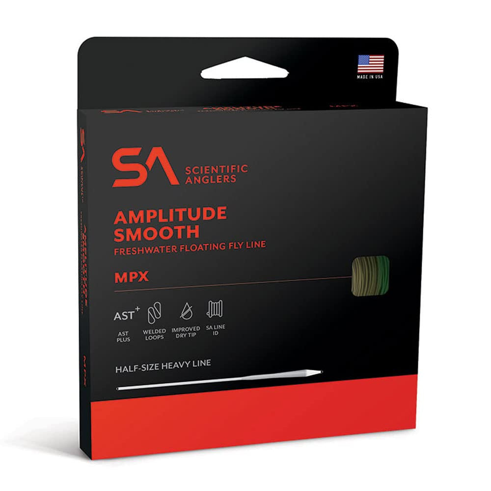 Scientific Anglers Amplitude Smooth MPX line loading image shows effortless casting with reduced drag