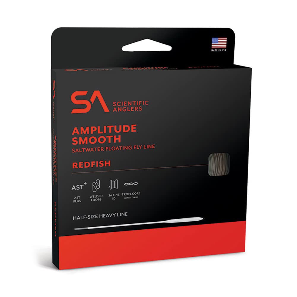 Scientific Anglers Amplitude Smooth Redfish Warm Line front taper enables quick casts with large flies.