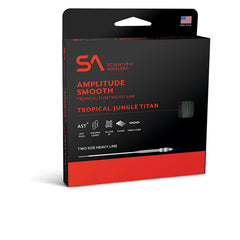 Scientific Anglers Amplitude Smooth Tropical Jungle Titan WF8F line ideal for casting oversized flies with stealth.