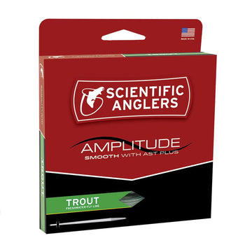 Scientific Anglers Amplitude Smooth Trout WF2F on a spool showing smooth shooting for casting.