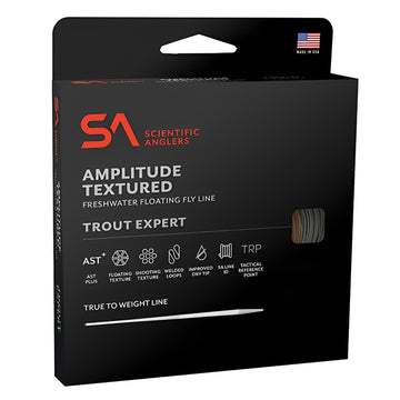 Scientific Anglers Amplitude Textured Trout Expert line closeup enhances buoyancy and control.