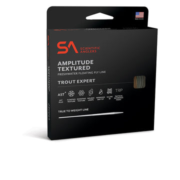 Scientific Anglers Amplitude Textured Trout Expert WF2F line showing textured surface improving flotation and control.