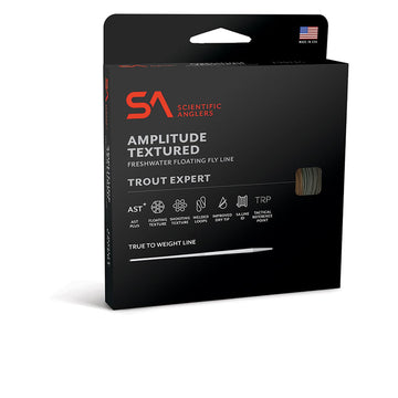 Scientific Anglers Amplitude Textured Trout Expert WF-3-F in Leather Sage Green Buckskin for precise, delicate trout casts